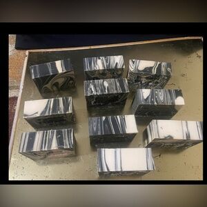 Lot of 10 Bars Fresh Thyme Organic Soap Lemongrass & Charcoal